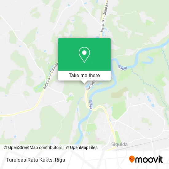 Turaidas Rata Kakts map