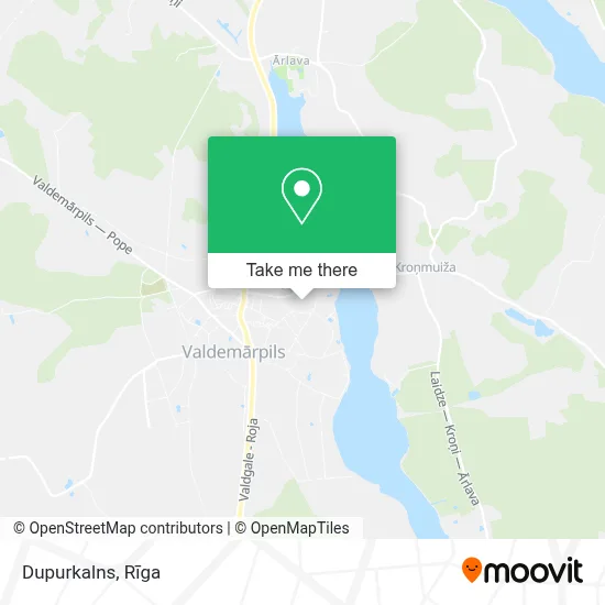Dupurkalns map