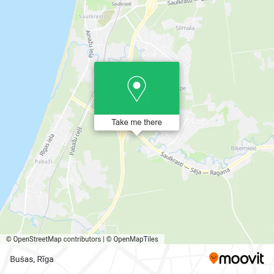 Bušas map