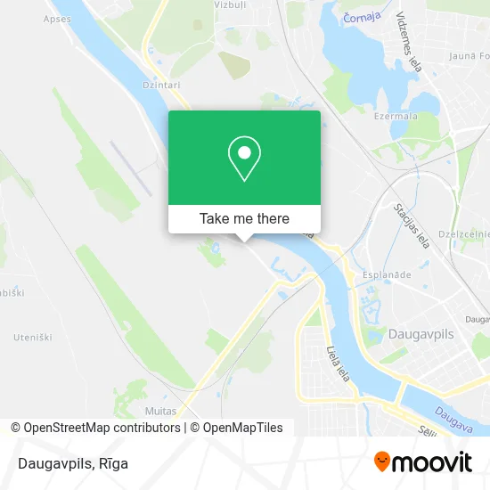 Daugavpils map
