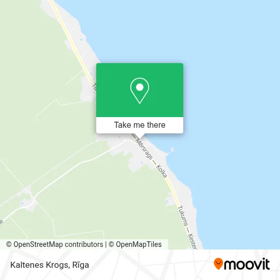 Kaltenes Krogs map