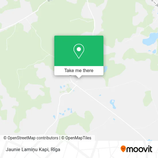 Jaunie Lamiņu Kapi map