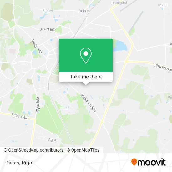 Cēsis map