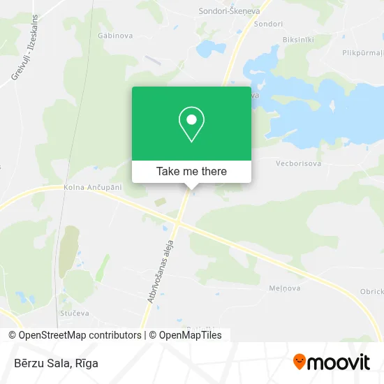 Bērzu Sala map