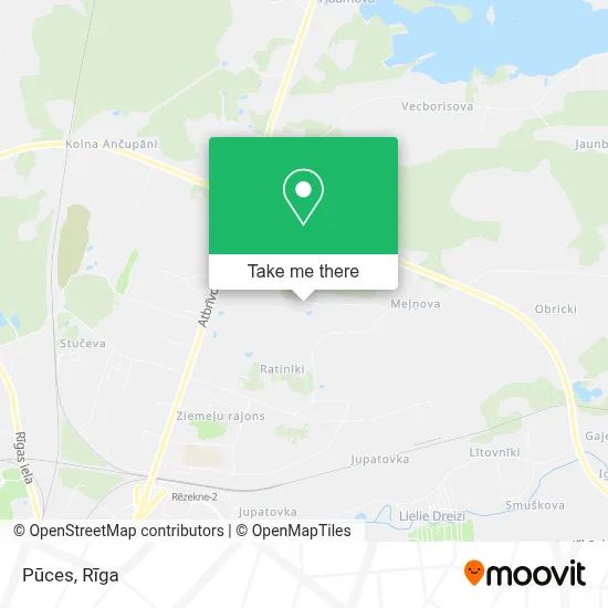 Pūces map
