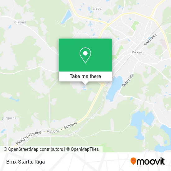 Bmx Starts map