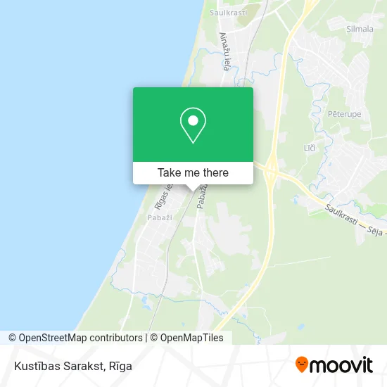 Kustības Sarakst map