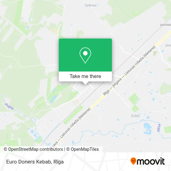 Euro Doners Kebab map