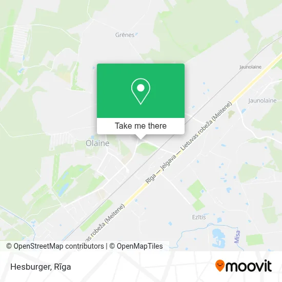 Hesburger map