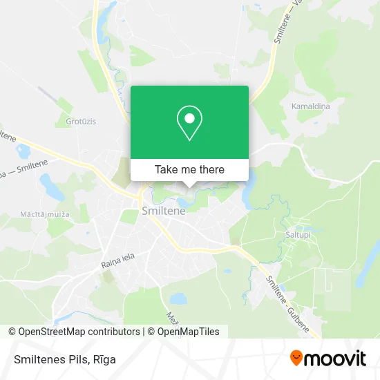 Smiltenes Pils map