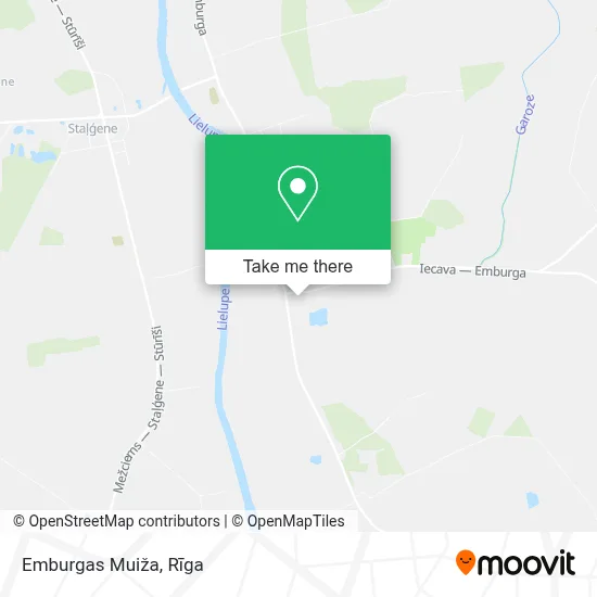 Emburgas Muiža map