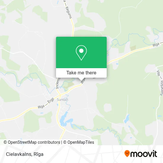 Cielavkalns map