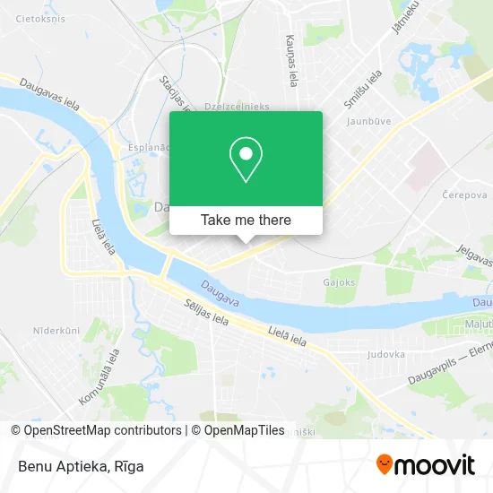 Benu Aptieka map