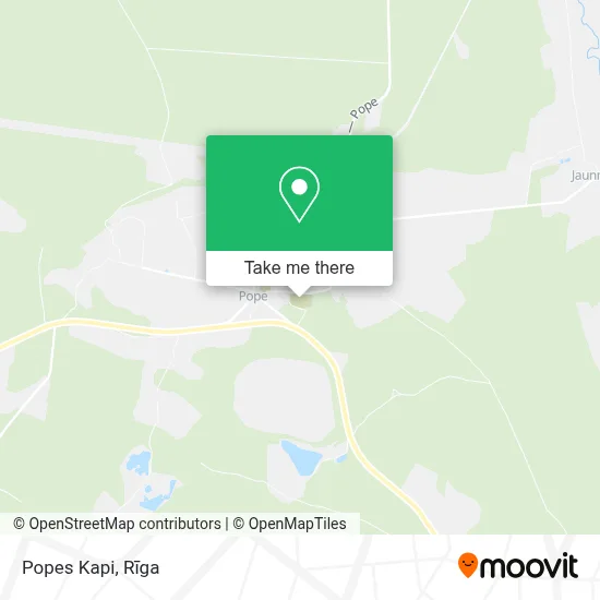 Popes Kapi map