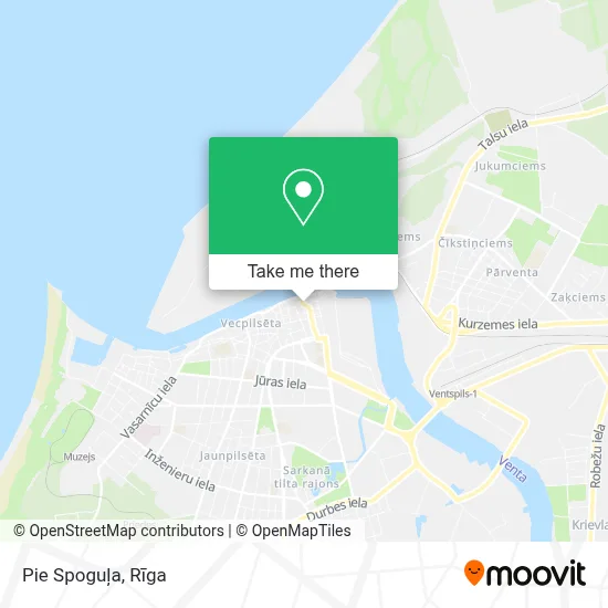 Pie Spoguļa map