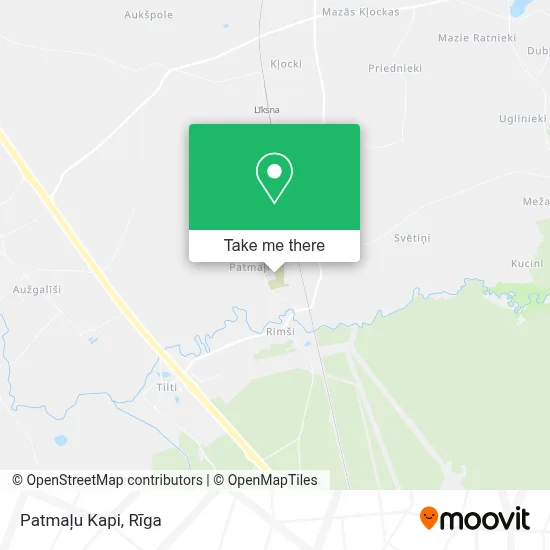 Patmaļu Kapi map