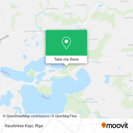 Raudinkas Kapi map