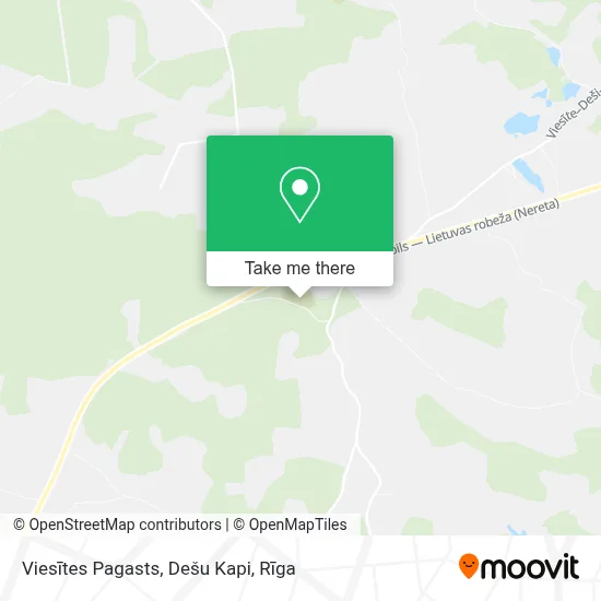 Viesītes Pagasts, Dešu Kapi map