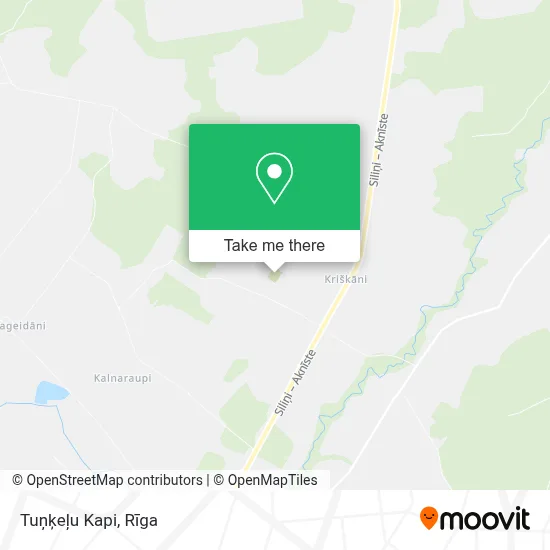 Tuņķeļu Kapi map