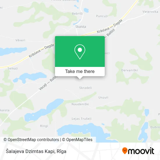 Šalajeva Dzimtas Kapi map