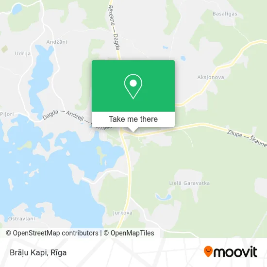 Brāļu Kapi map