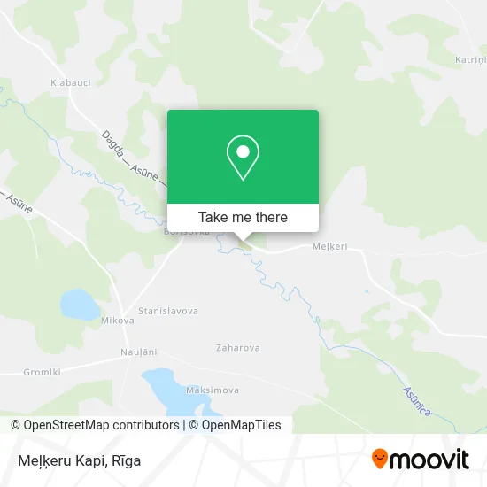 Meļķeru Kapi map