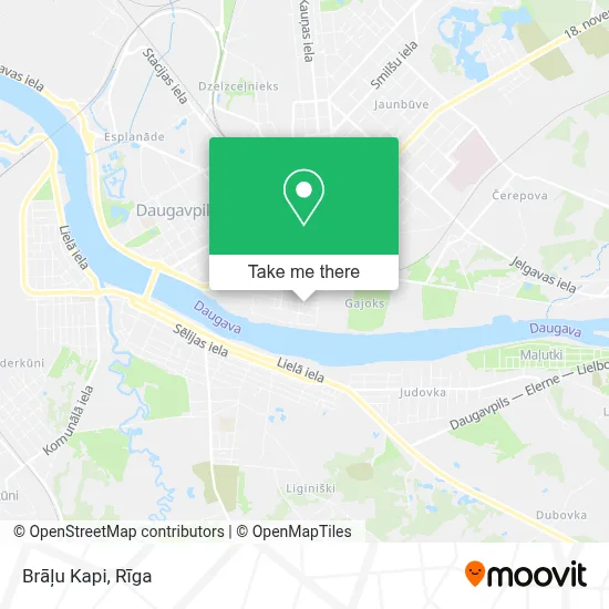 Brāļu Kapi map