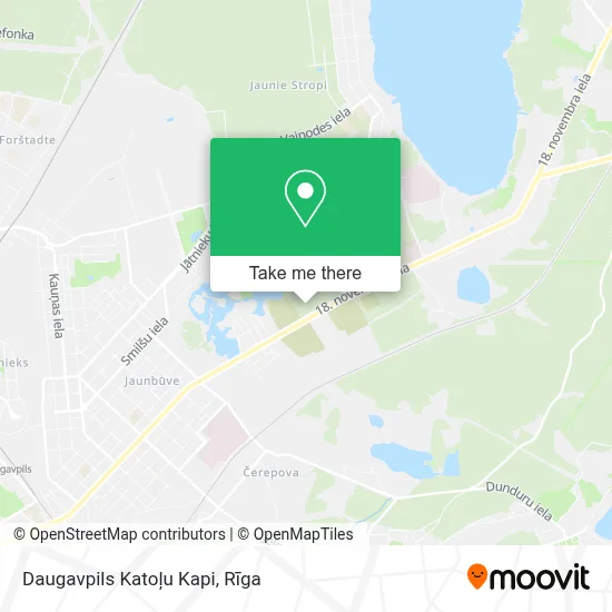 Daugavpils Katoļu Kapi map