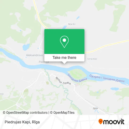 Piedrujas Kapi map