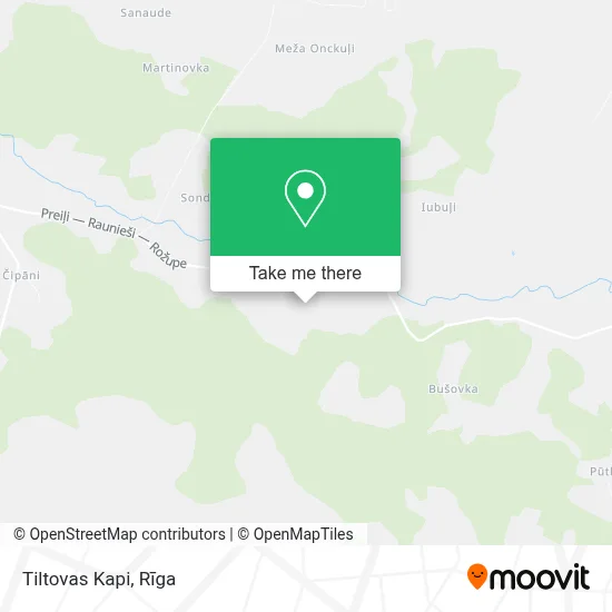 Tiltovas Kapi map