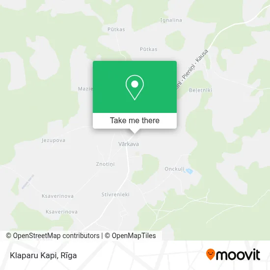Klaparu Kapi map