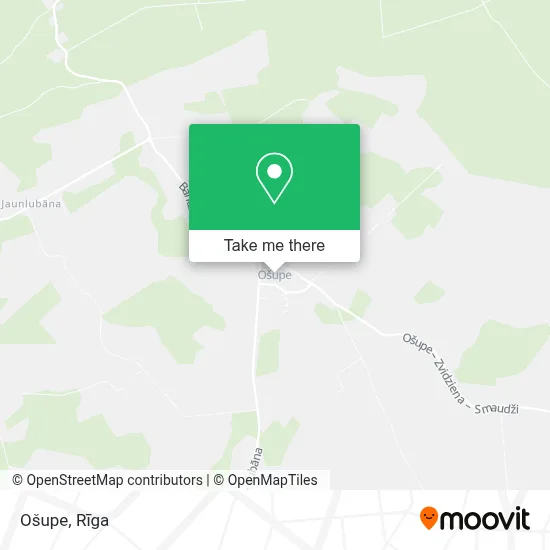 Ošupe map