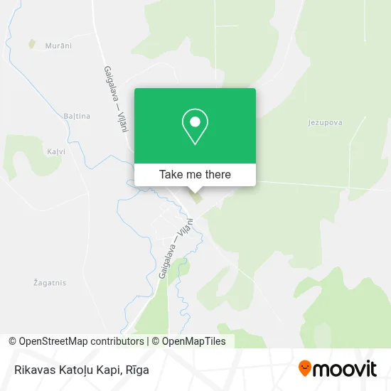 Rikavas Katoļu Kapi map