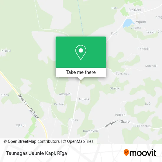 Taunagas Jaunie Kapi map