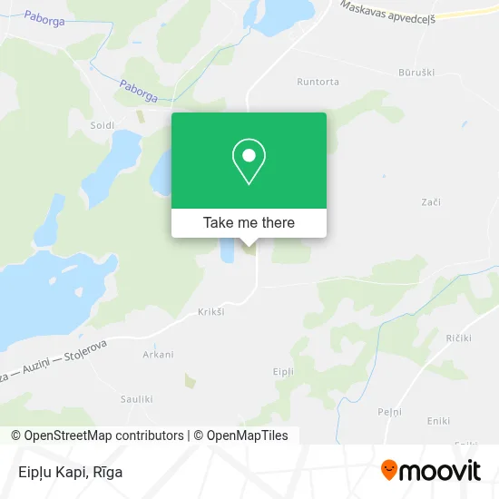Eipļu Kapi map