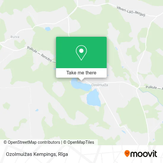 Ozolmuižas Kempings map