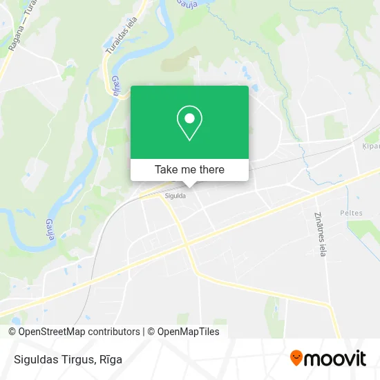 Siguldas Tirgus map