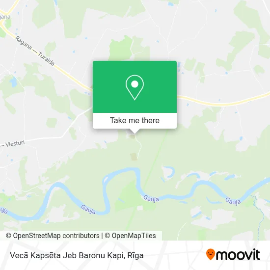 Vecā Kapsēta Jeb Baronu Kapi map