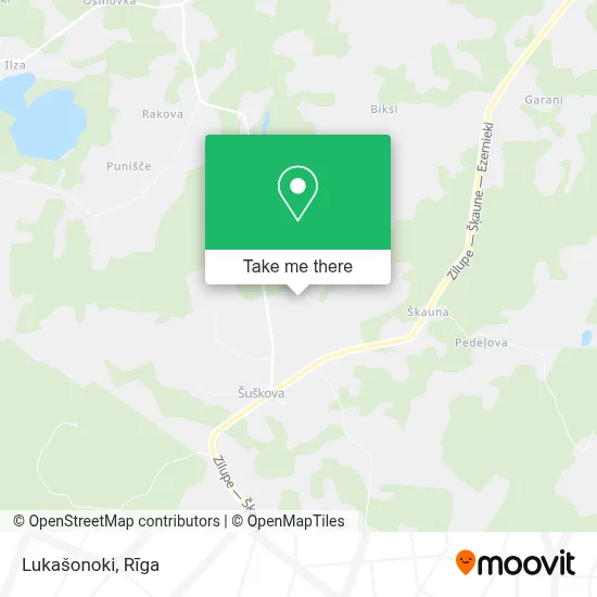 Lukašonoki map