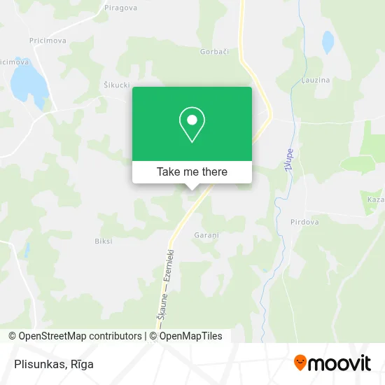 Plisunkas map