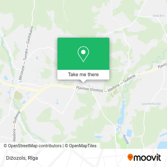 Dižozols map