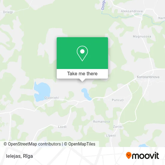 Ielejas map
