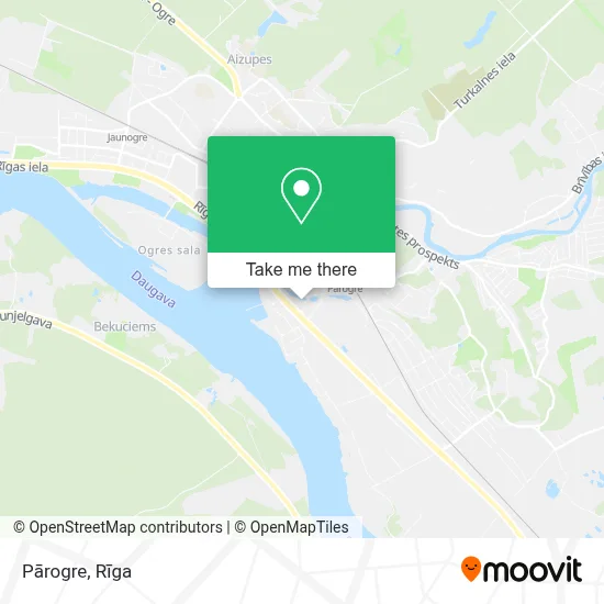 Pārogre map