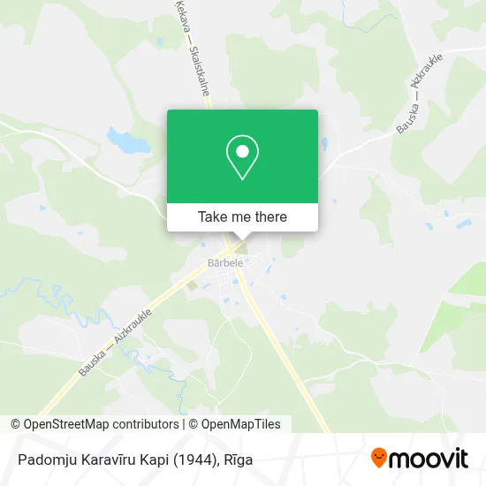 Padomju Karavīru Kapi (1944) map