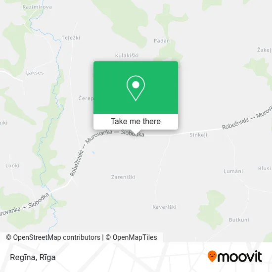 Regīna map