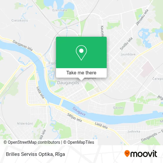 Brilles Serviss Optika map