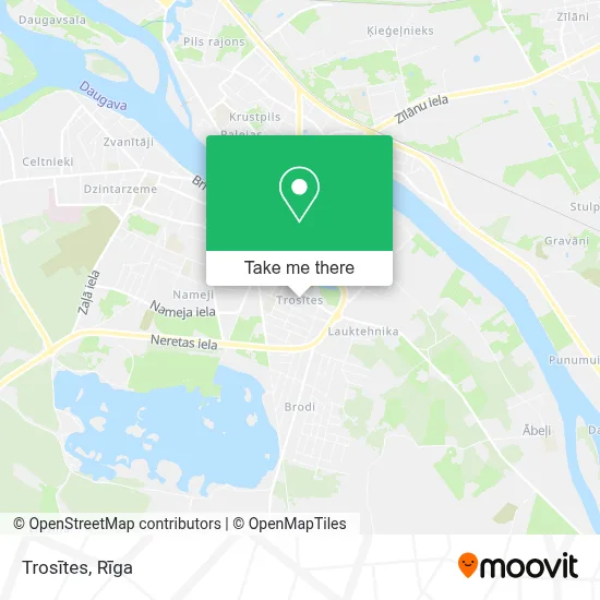 Trosītes map