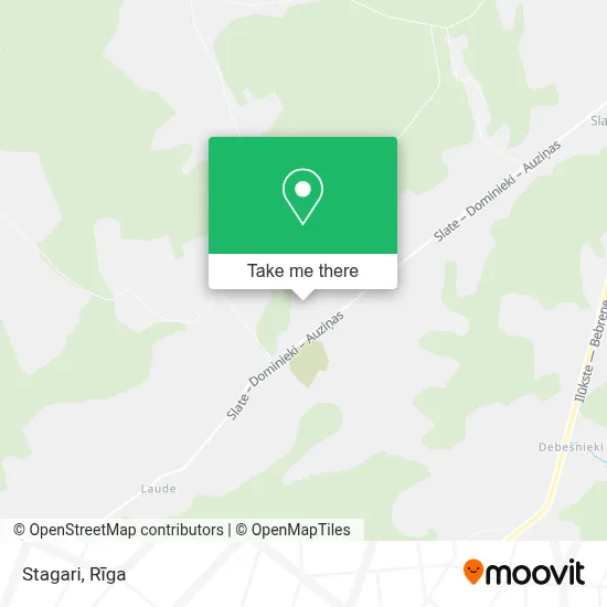 Stagari map