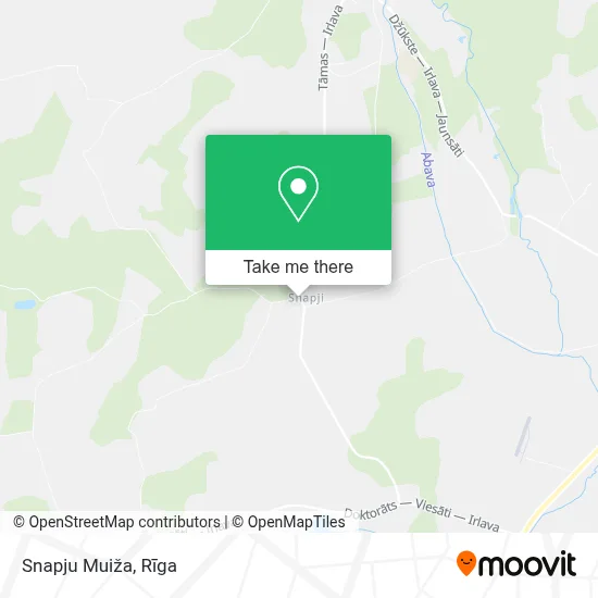 Snapju Muiža map