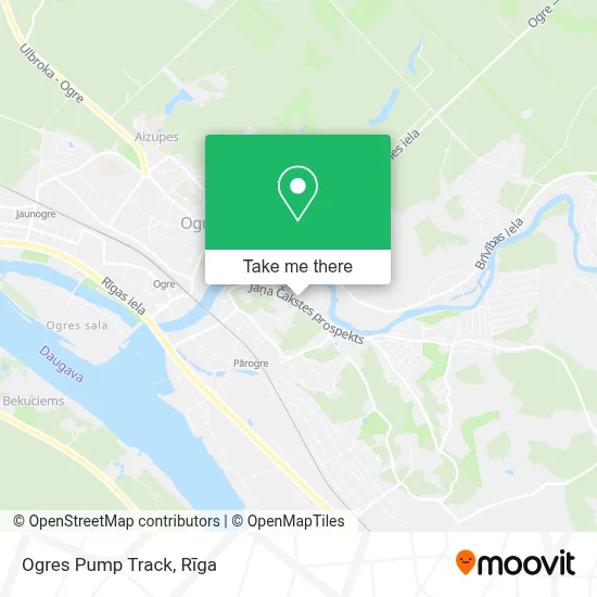 Ogres Pump Track map